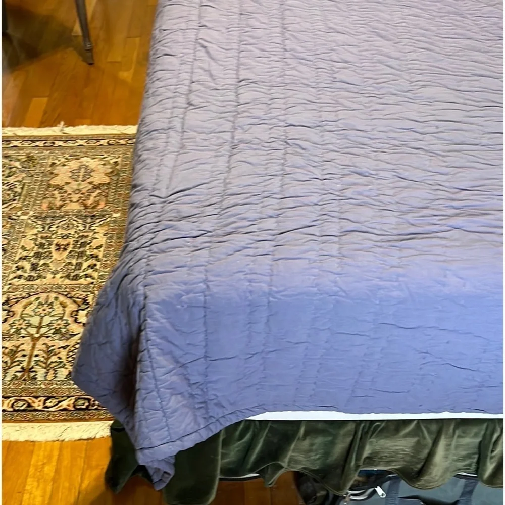 New Anthropologie Paulette Chenille Quilt Queen plus 2 shams